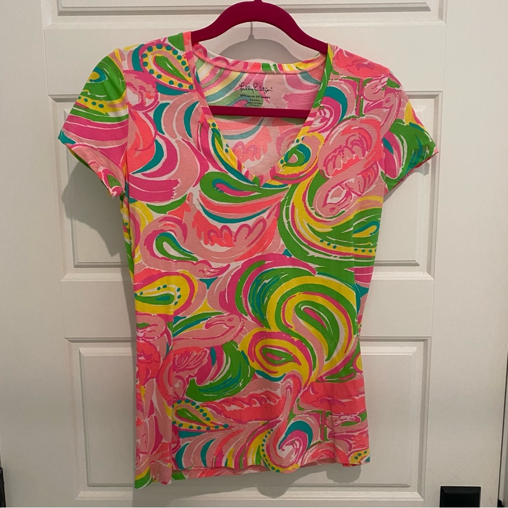 Lilly Pulitzer Michelle V-Neck Top